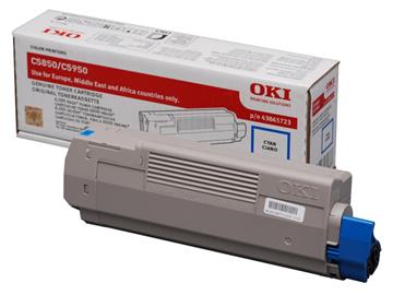 Lasertoner OKI 43865723 cyan