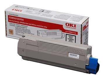 Lasertoner OKI 43865724 svart