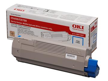 Lasertoner OKI C5650/C5750 43872307 cyan