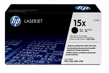 Lasertoner HP 15X 3500sid C7115X svart
