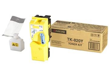 Lasertoner Kyocera TK-820 1T02HPAEU0 gul