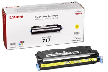 Lasertoner Canon 717Y 2575B002 gul
