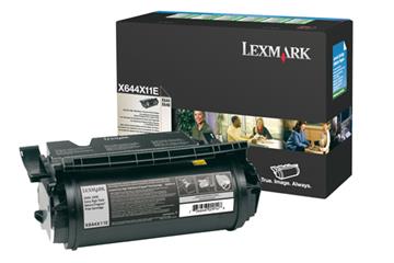 Lasertoner Lexmark 32000sid X644X11E svart