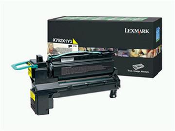 Lasertoner Lexmark 20000sid X792X1YG gul