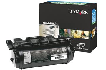 Lasertoner Lexmark 21000sid X644H11E svart