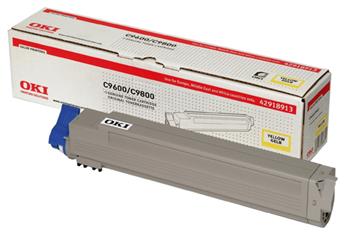 Lasertoner OKI c9800/9650 42918913 gul