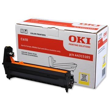 Trumma OKI C610 20000 sidor 44315105 gul