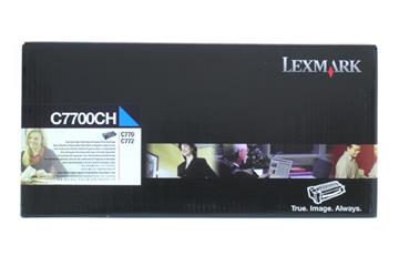 Lasertoner Lexmark 10000sid C7700CH cyan
