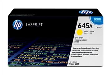 Lasertoner HP 645A C9732A gul