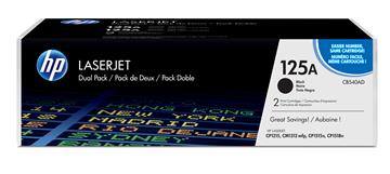 Lasertoner HP 2x2200sid CB540AD svart 2-pack