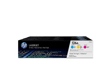 Lasertoner HP 126a CF341A färg 3-pack
