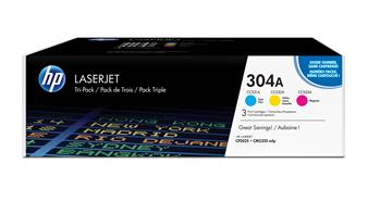 Lasertoner HP 304A 3-pack CF372AM färg