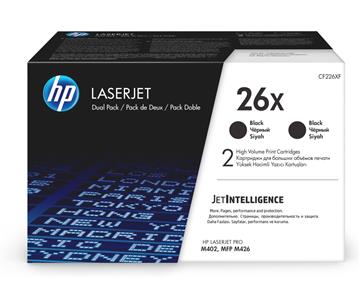 Lasertoner HP 26X CF226XD svart 2-pack 1 / FP