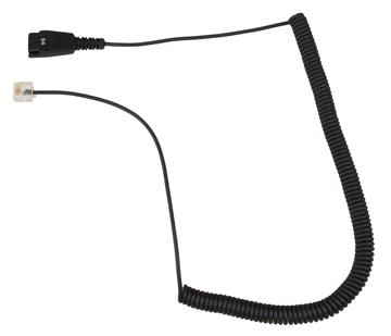 Headsetsladd Jabra Standard spiral 2m