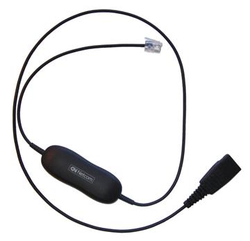 Headsetsladd Jabra GN1200 Smartcord rak 0,8m