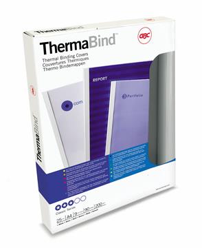 Limbindningsmapp GBC ThermaBind 3 mm vit A4 25 / FP
