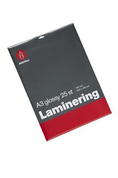 Lamineringsficka Glossy 2x100mic A3 25 / FP