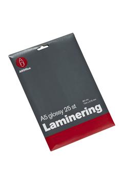 Lamineringsficka Glossy 2x80mic A5 25 / FP