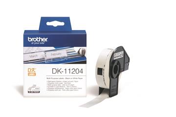 Etikett Brother Universal vit 17x54mm 400 / FP