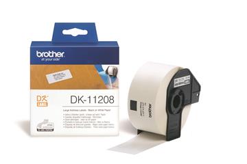 Etikett Brother Adress vit 400 / FP