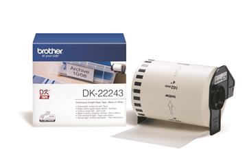 Etikett Brother löpande papper vit 103mm x 30,48m 1 / FP