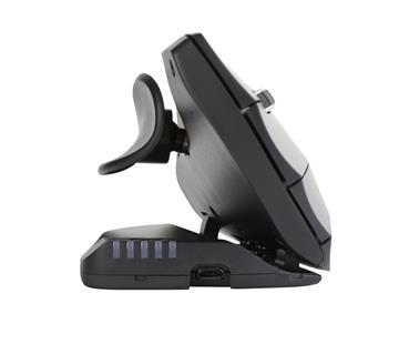Ergonomisk mus RollerMouse Unimouse trådlös vänsterhänt svart