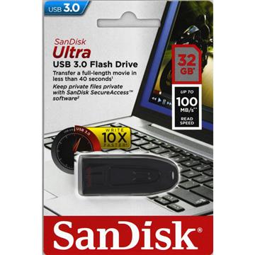 USB-minne Sandisk Ultra 3.0 100MB/s 32GB