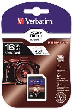 Minneskort Verbatim SD 16GB