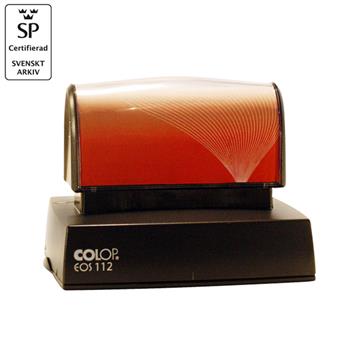 Stämpel Colop EOS 112 75x50mm svart