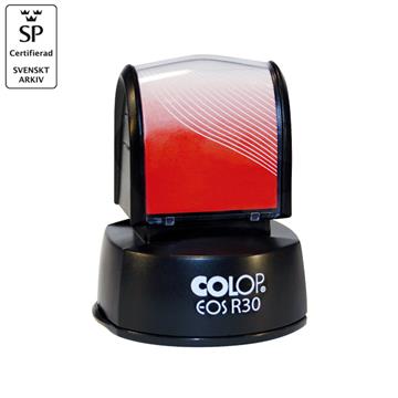 Stämpel Colop EOS rund 30mm svart