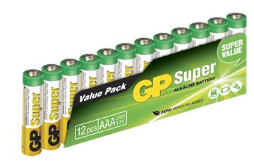Batteri GP Super Alkaline LR03 AAA 12 / FP