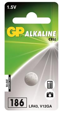 Batteri GP Knappcell LR43 1 / ST