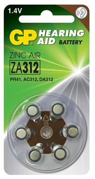 Batteri GP Knappcell ZA312 1,4v 6 / FP