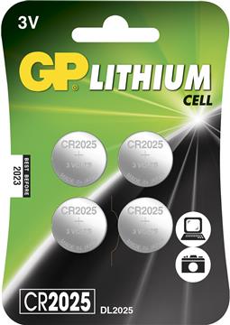 Knappcellsbatteri GP CR2025