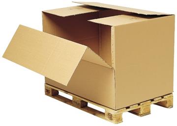 Wellcontainer helpall 7 mm brun/brun 1180x780x780mm