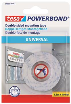 Monteringstejp Tesa dubbelhäftande 19mm x 1,5m