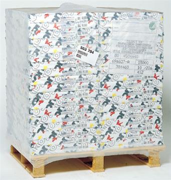Pallhuv LD-polyeten 0,05 mm transparent 125/85x145cm 50 st / förpackning