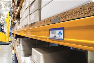 Etiketthållare med magnet Durable blå 100x38 mm 50 st / förpackning