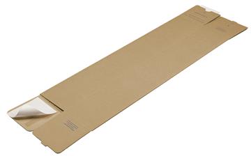 Fyrkantstub Masterín 3mm Brun 105x105x700mm