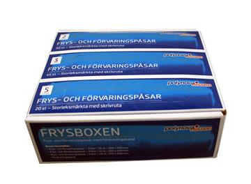 Fryspåse HD Kapsel 30st 2L+ 45st 3L+20st 5L Transp 95 /FP