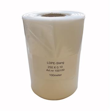 Polyetenslang transparent 250x0,10mm
