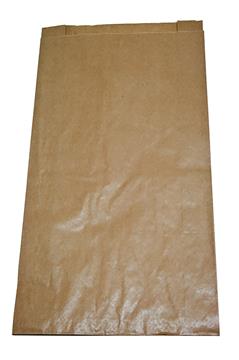 Papperspåse Plan invik 3kg limp brun 190/70x460mm 500 st / förpackning