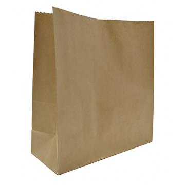 Papperspåse SOS nr 4 brun 250x110x280mm 500 /KRT