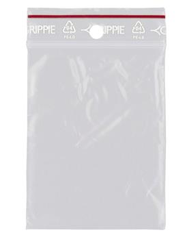 Blixtlåspåse 11-04 utan skrivfält 60x80mm 100 st / förpackning