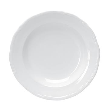 Tallrik Exxent Maria Teresa Djup Vit Ø23cm