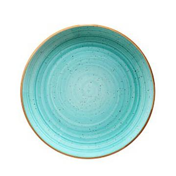 Tallrik Bonna Auro Flat Aqua Ø21cm