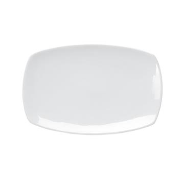 Tallrik Exxent Eros Flat Vit 27,5x18cm