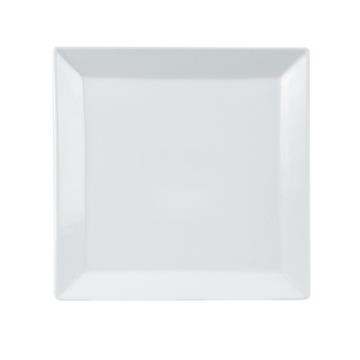 Tallrik Exxent Quadro Flat Vit 22x22cm