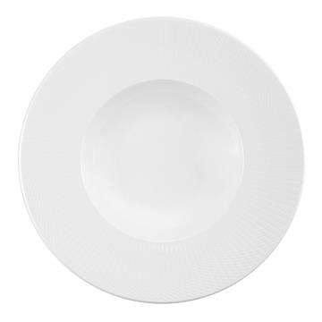 Tallrik Exxent Victoria Djup Vit Ø30,5cm
