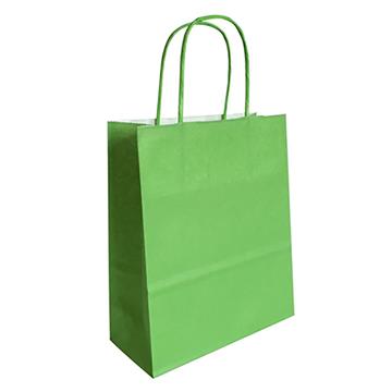 Bärkasse Papp Tvinn Handtag Grön 220x100x310mm 200 /KRT